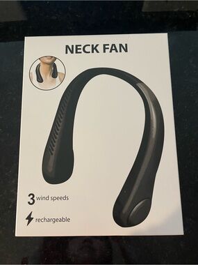 IJOY Trendy Rechargeable Wearable Hands-Free Neck-Fan